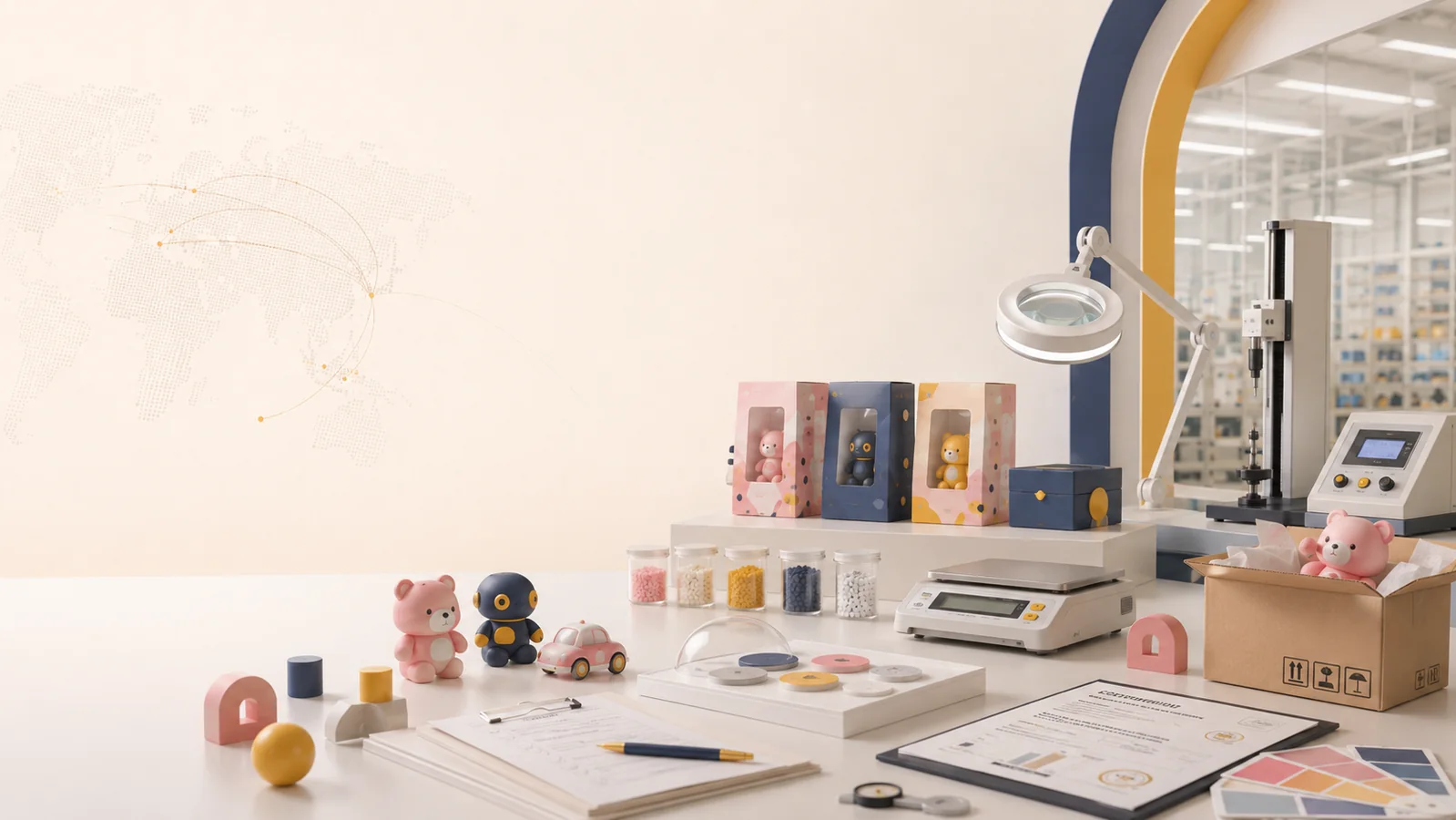 Toy quality inspection and material testing process