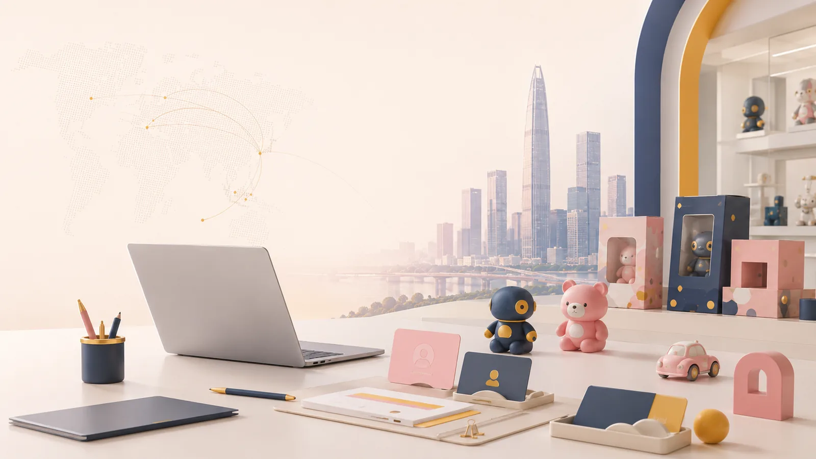 Jaimi Toys international business office in Shenzhen, China