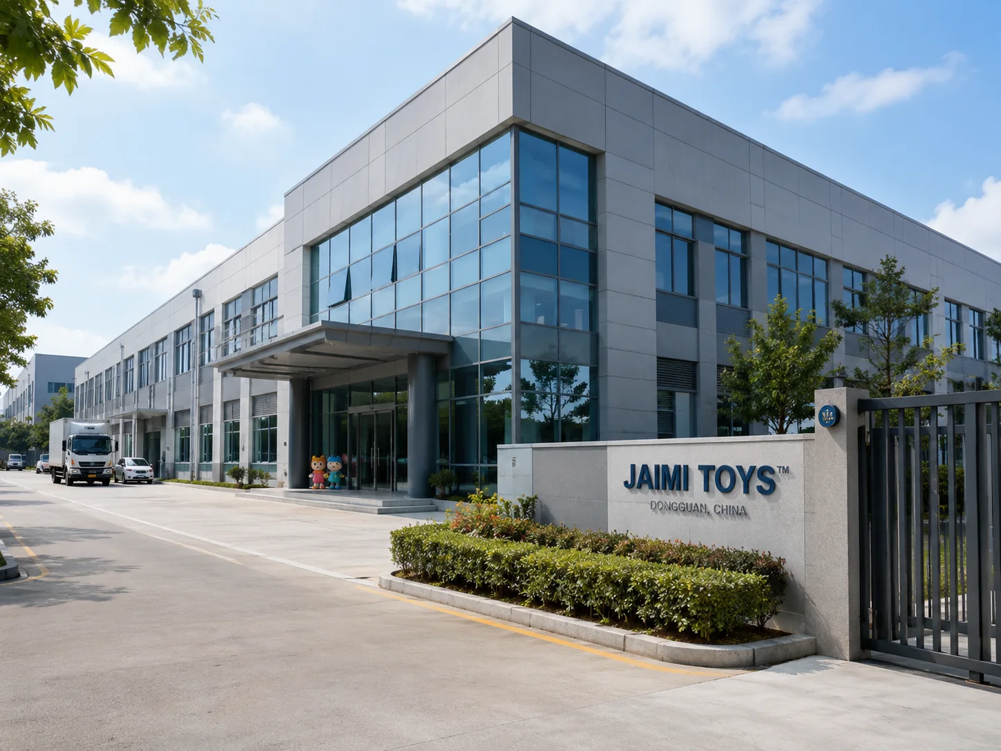 Jaimi Toys factory building in Dongguan, China