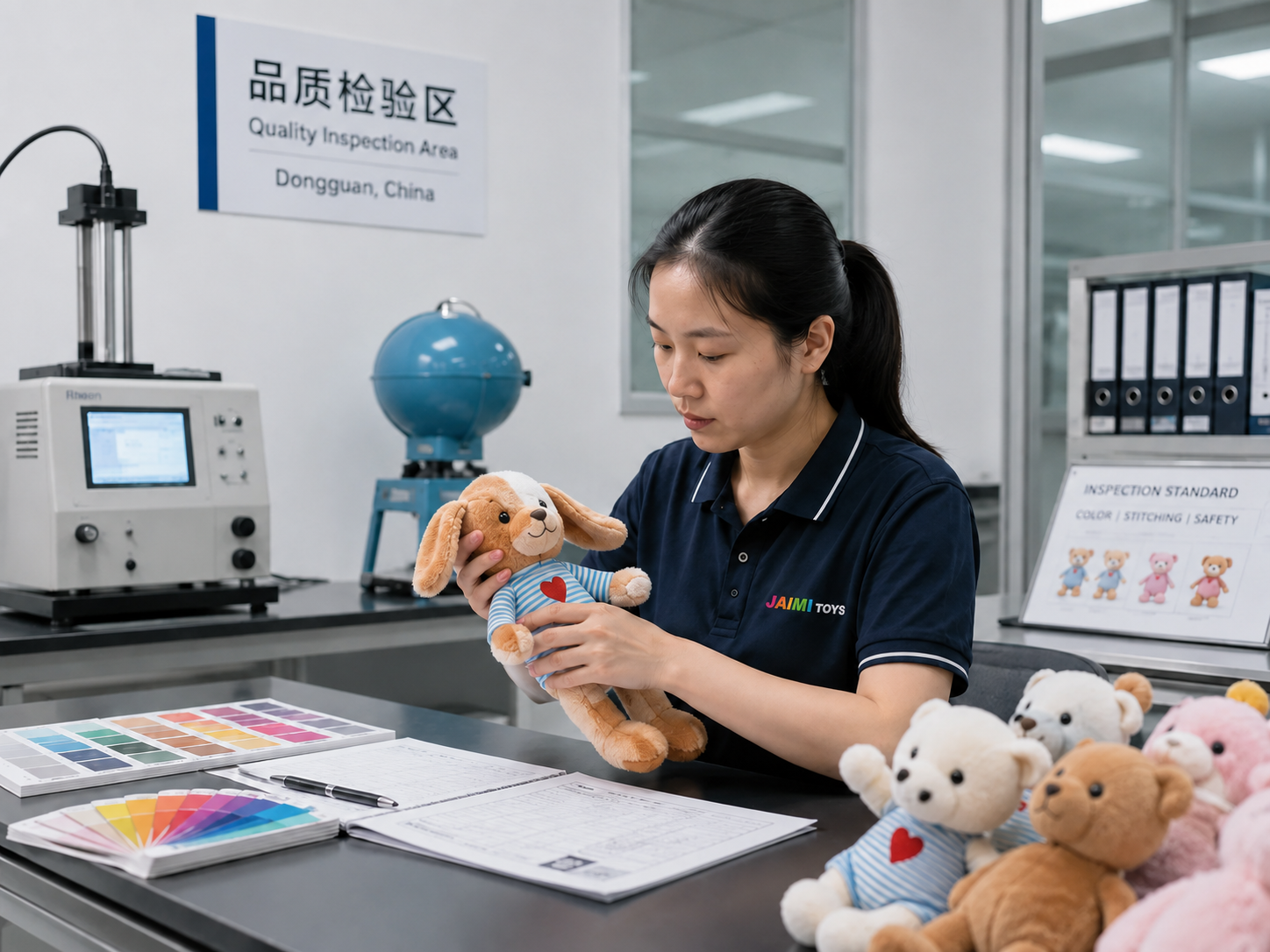 Toy product quality review and testing environment